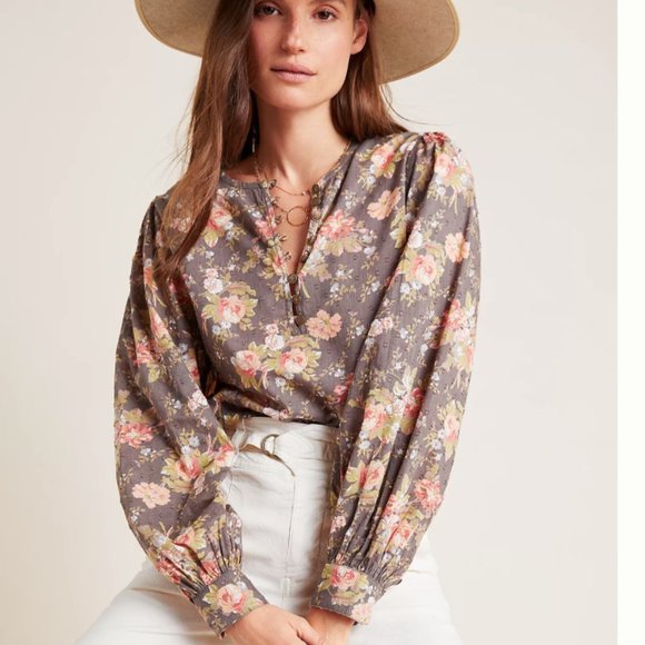 Anthropologie Tops - NEW! Michaela Peasant Blouse <3 HARD 2 FIND Anthro